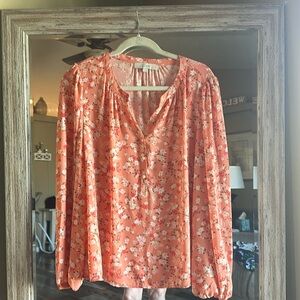 Loft large flowered blouse.